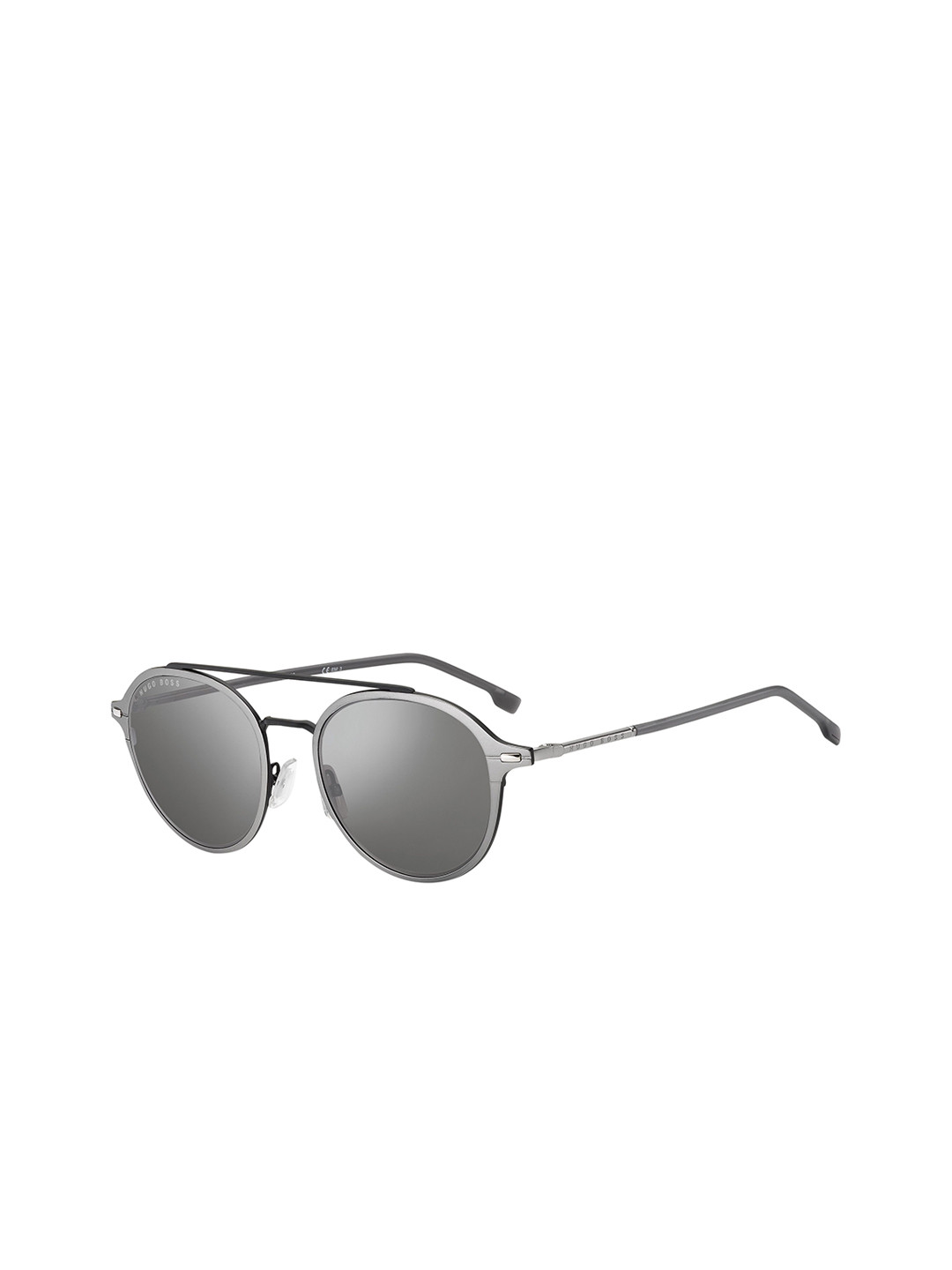 

HUGO Men Sunglasses with UV Protected Lens, Grey