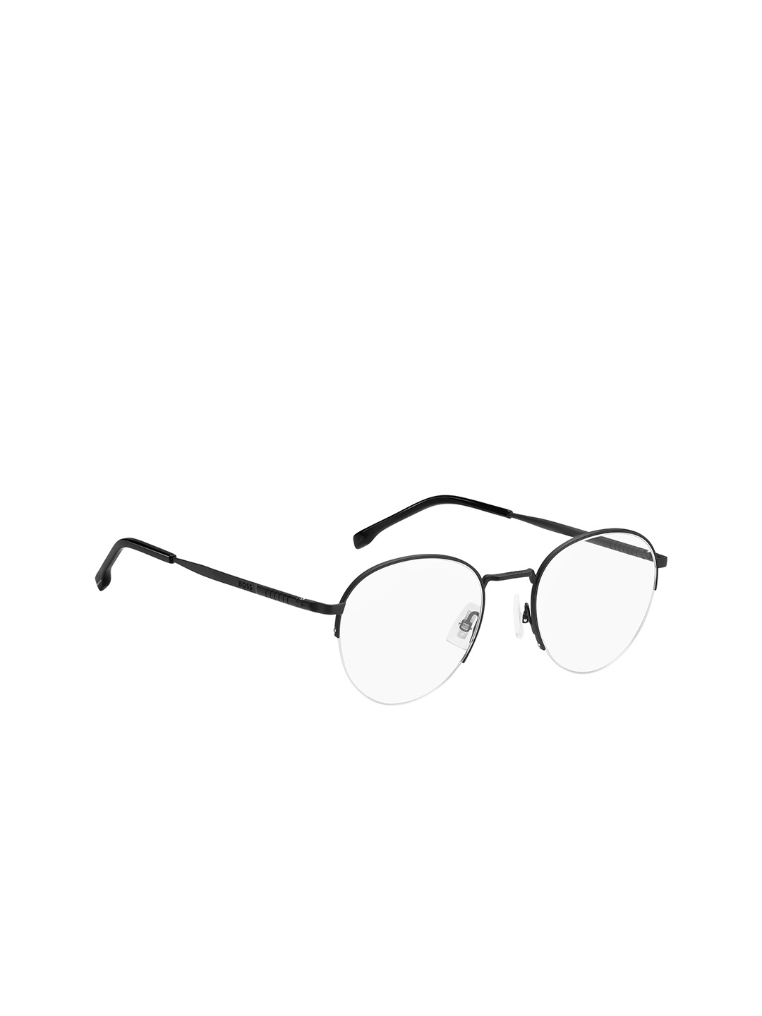 

HUGO Men Rimless Square Frames, Black