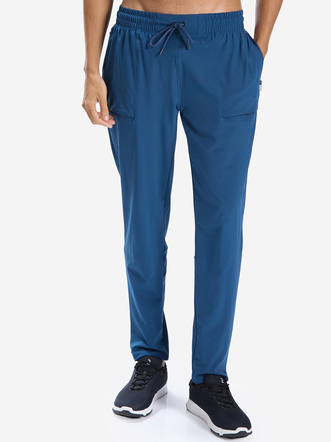 

Domyos By Decathlon Slim-Fit Trousers, Blue