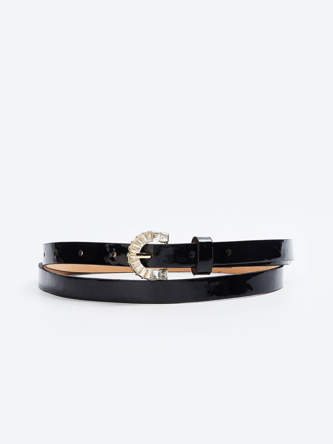 

Ginger by Lifestyle Women PU Belt, Black