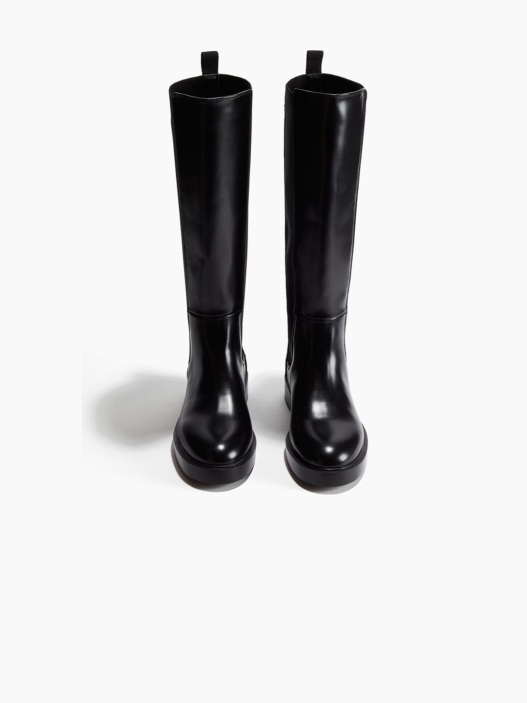 

H&M Knee-High Boots, Black