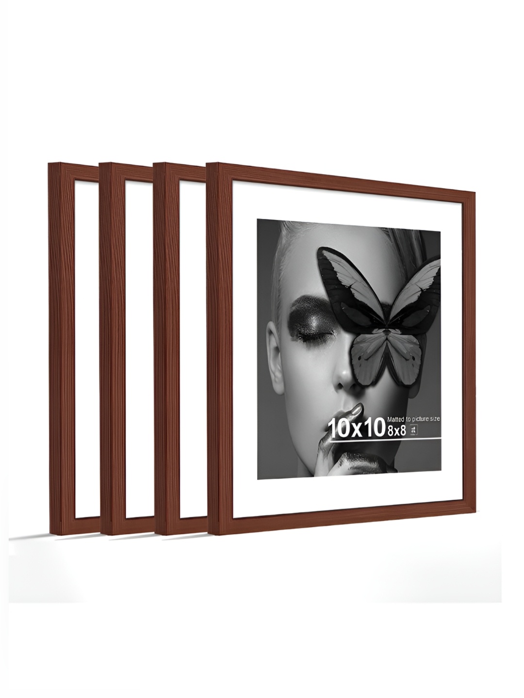 

Art Street Brown Set of 4 Document Wall Photo Frame for Certificates & Home Decor