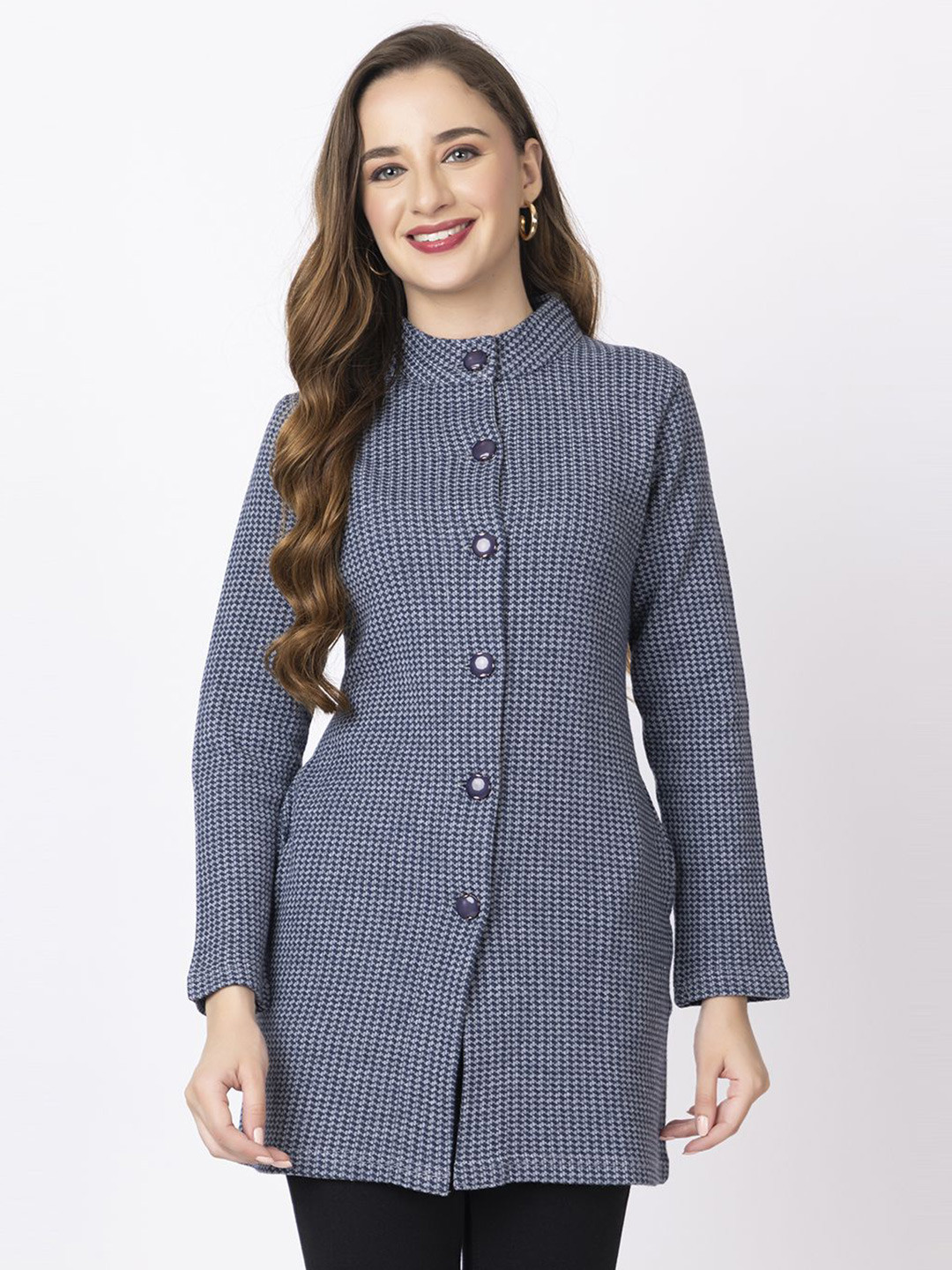 

KEIKO Women Longline Cardigan, Blue