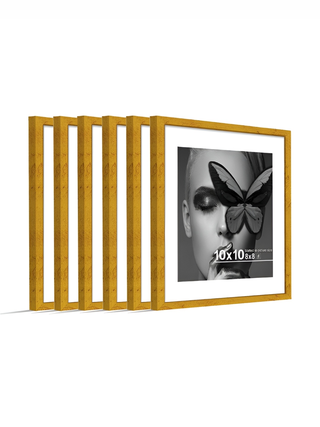 

Art Street Gold Set of 6 Document Wall Photo Frame for Certificates & Home Decor