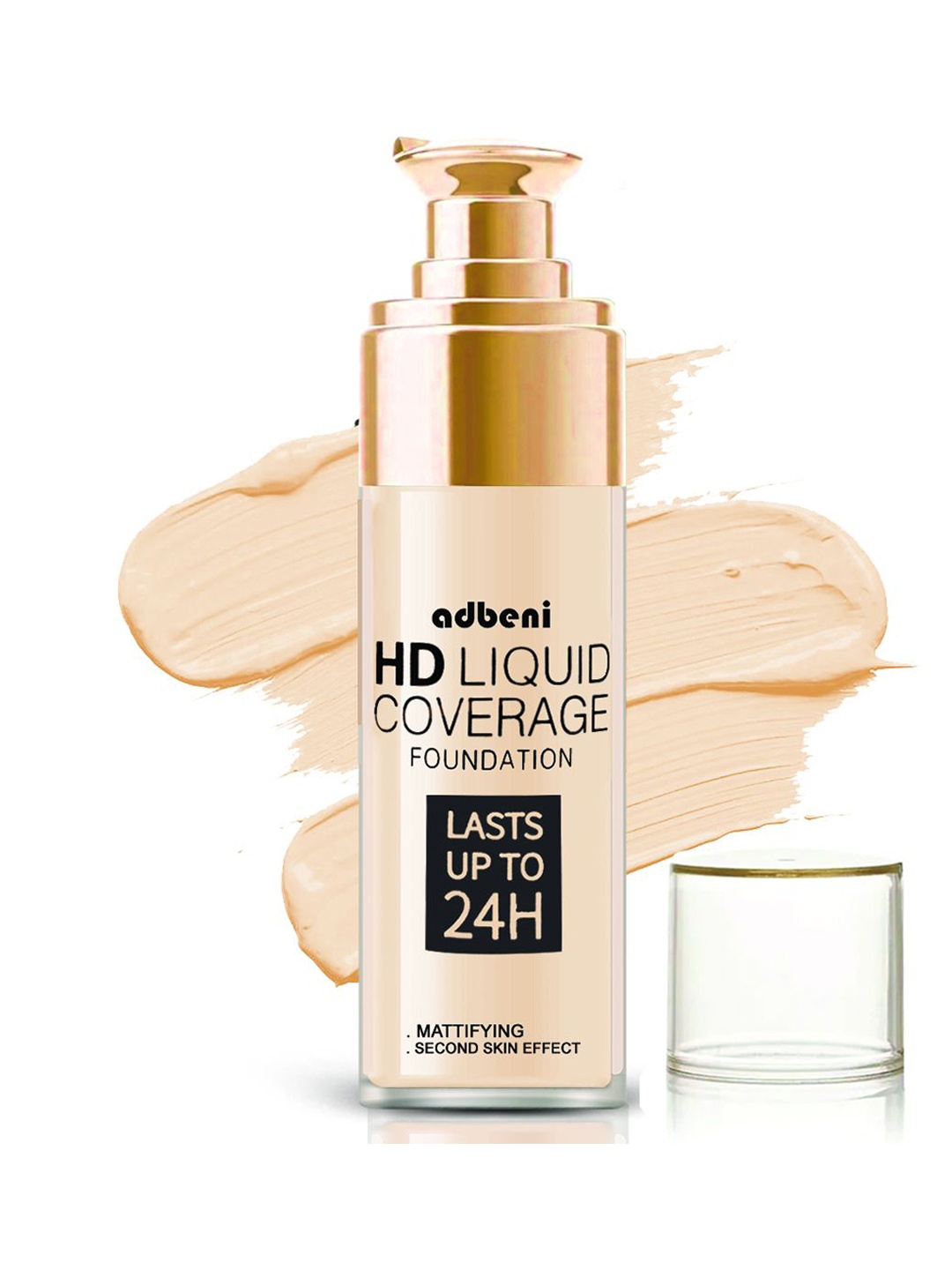

Adbeni Vitamin E Super Blendable Liquid Matte Foundation - 40 ml - BK305-02, Beige