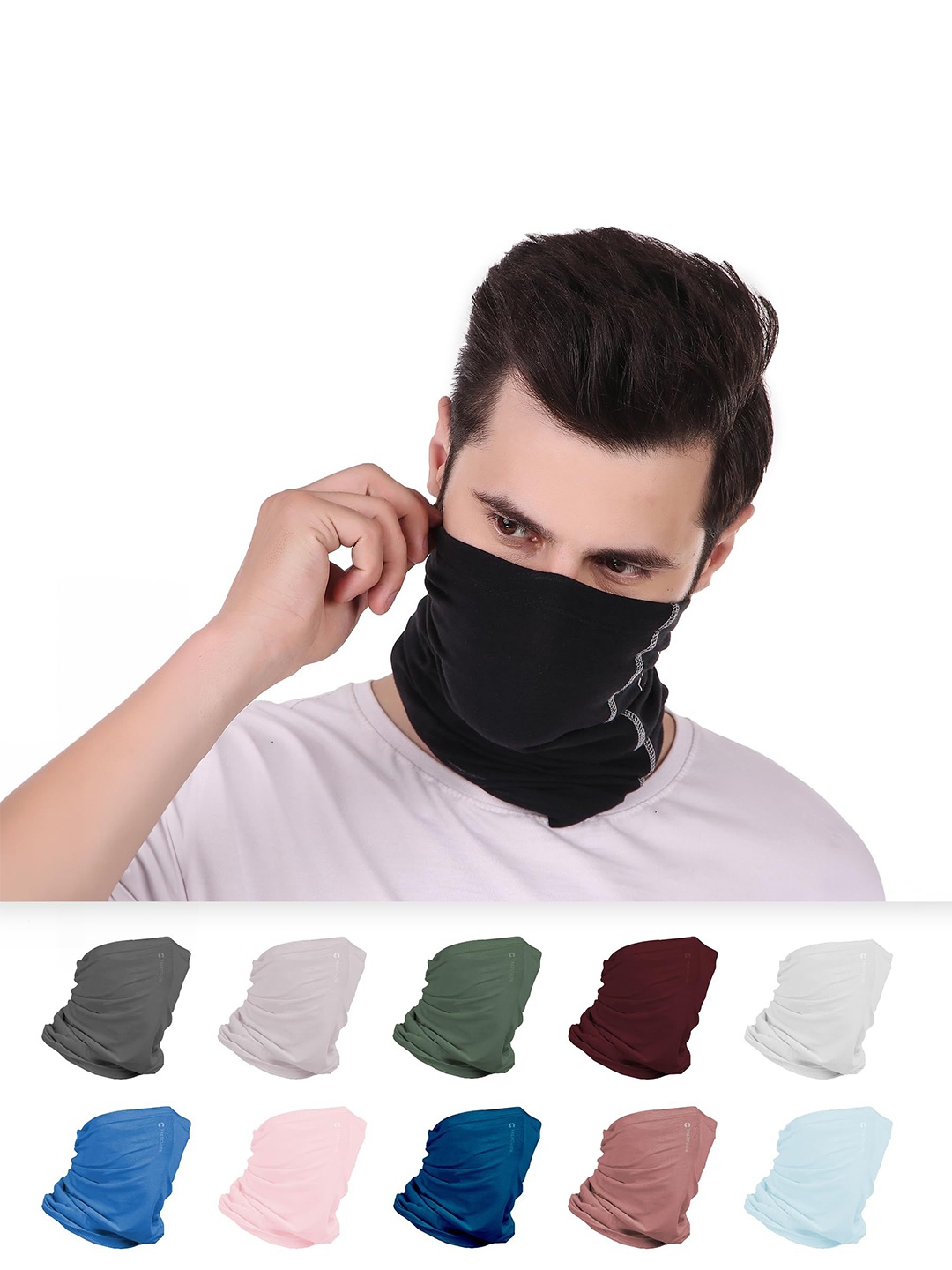 

FREECULTR Adults Pack Of 3 Bandana Headband, Black