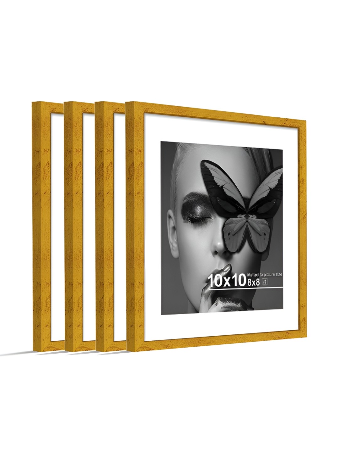 

Art Street Gold Set of 4 Document Wall Photo Frame for Certificates & Home Decor