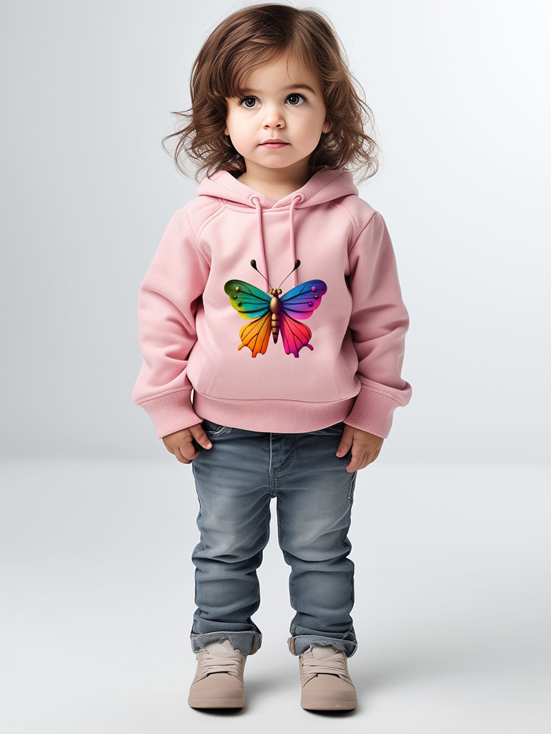 

AHC Kids Graphic Printed Sweatshirt, Pink