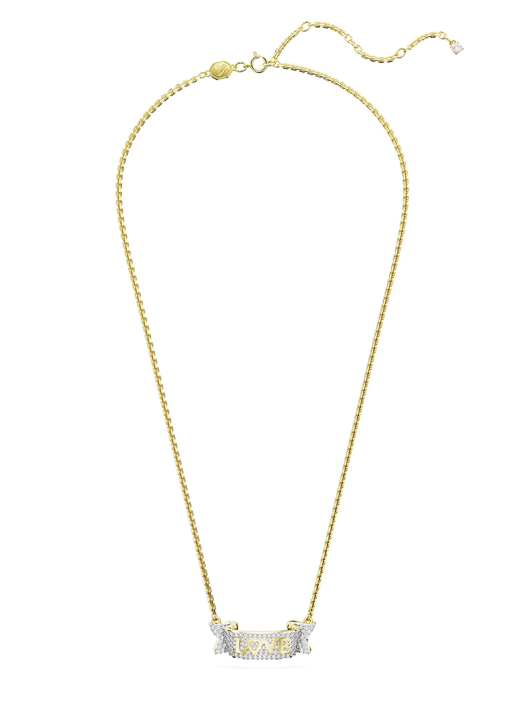 

SWAROVSKI Gold-Plated Crystal Stone Studded Chain