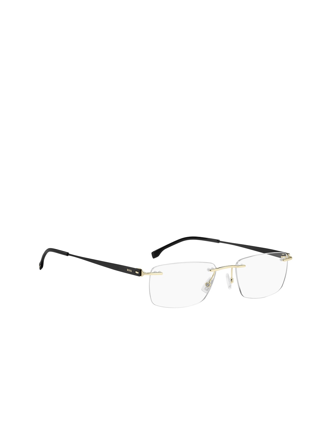 

HUGO Rimless Round Frames, Black