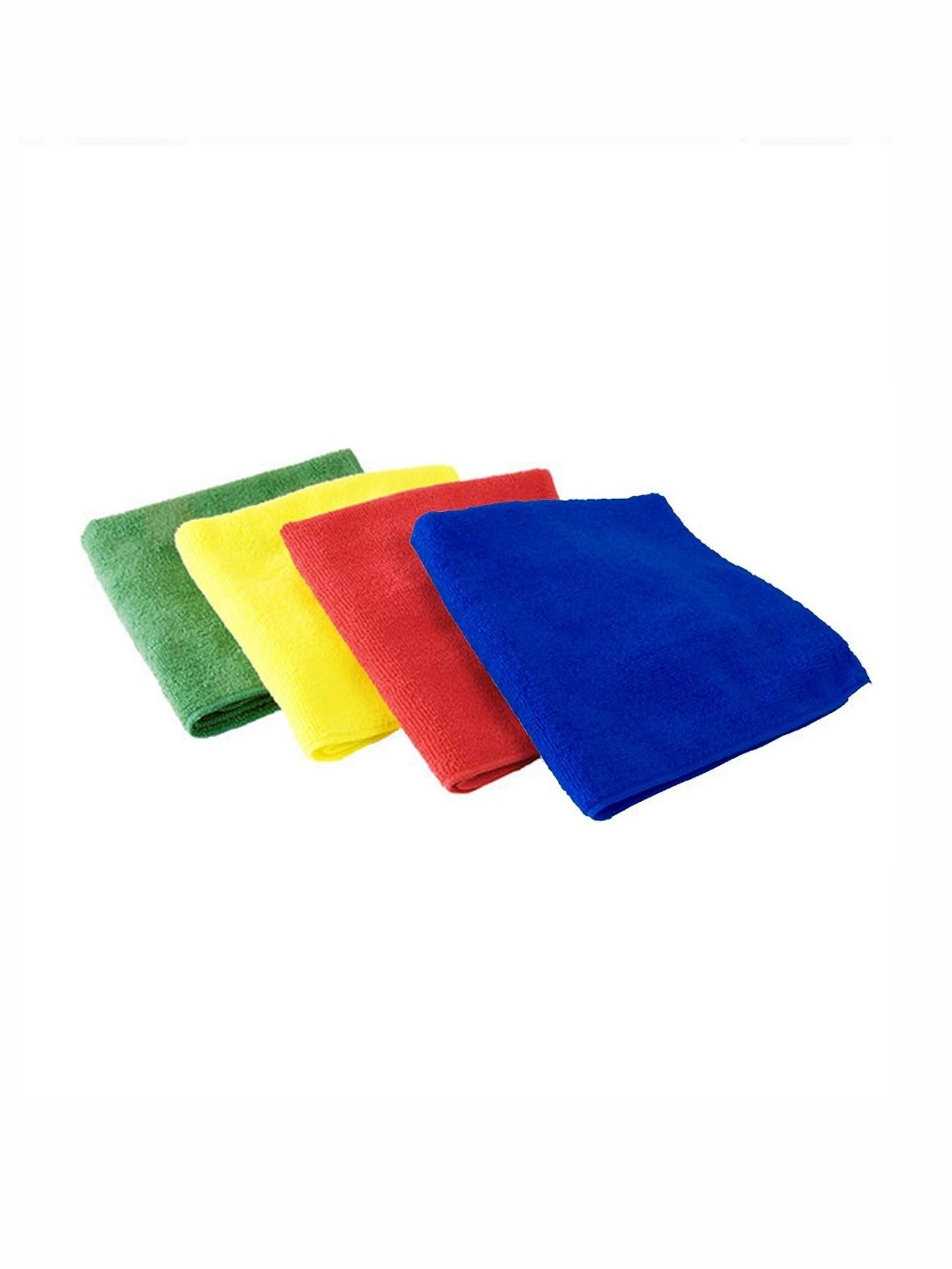 

Lushomes Green & Yellow 4 Pieces Cleaning Towel Sets