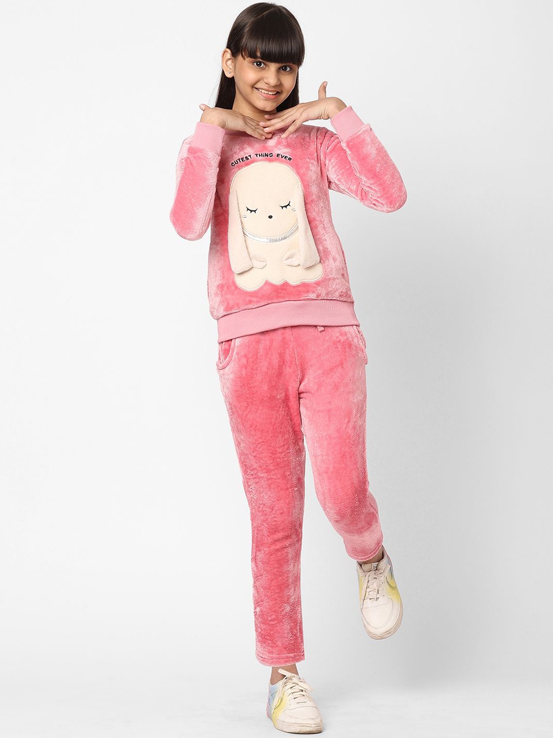 

Sweet Dreams Girls Printed Tracksuits, Pink