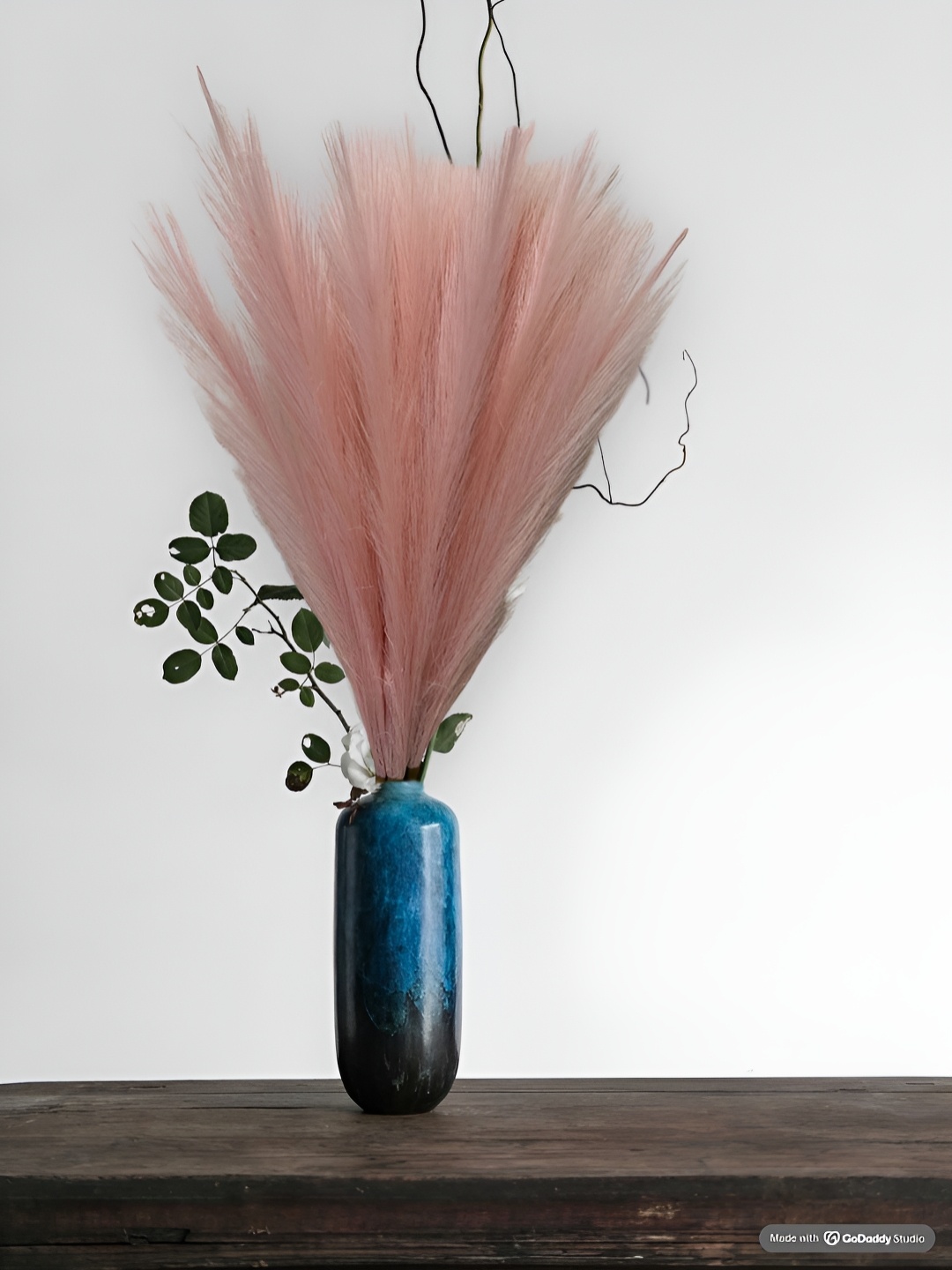 

ARTSY Peach-Coloured 2 Pieces Artificial Flower