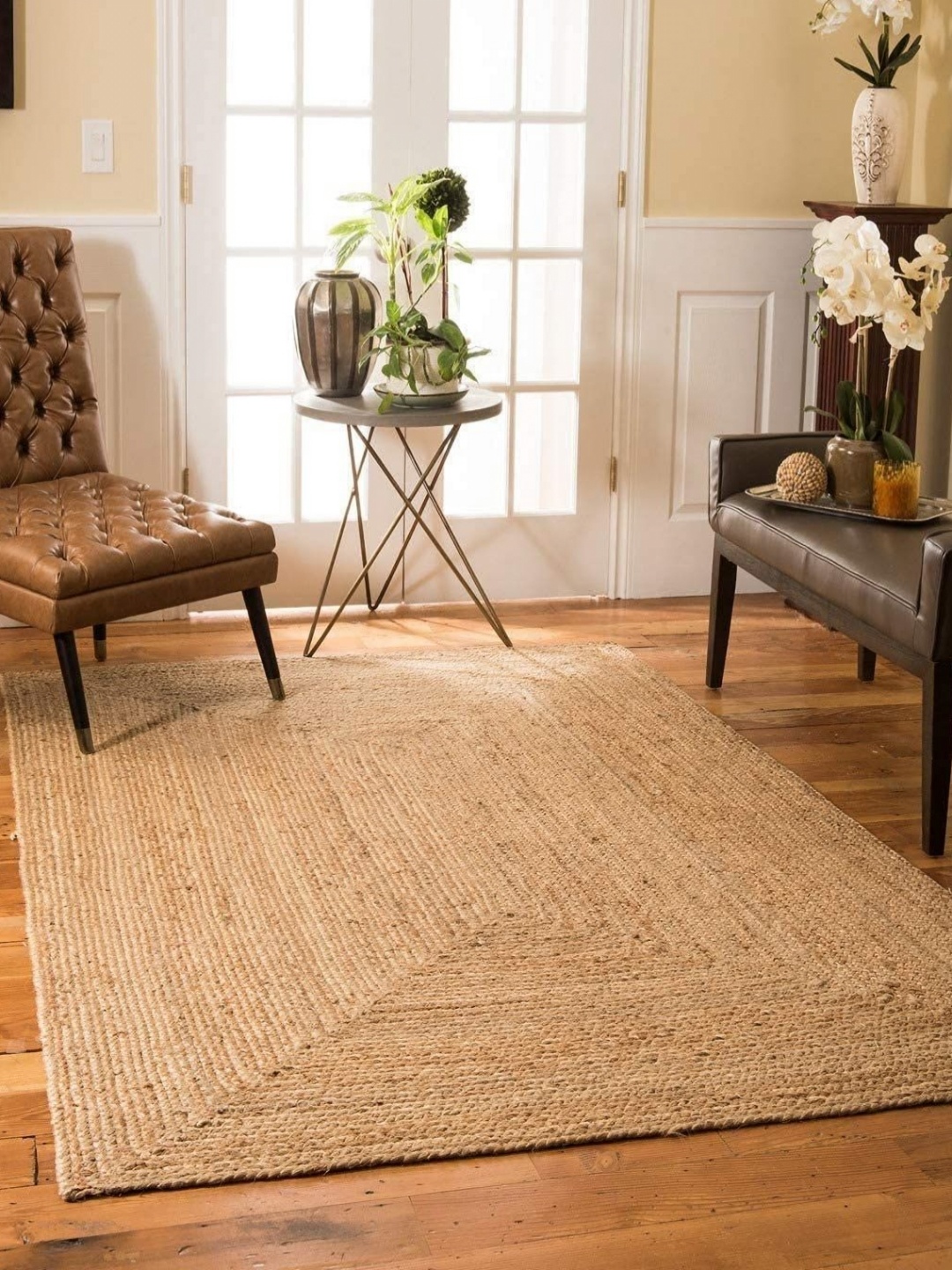 

Banchmark Home Furnishings Beige Traditional No Shredding Polyester Carpet