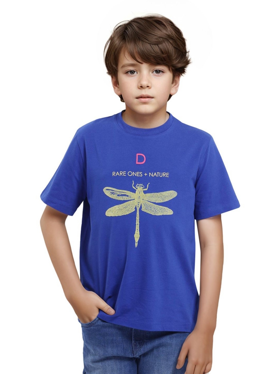 

Rare Ones Boys Hd Placement Print T-Shirt, Blue