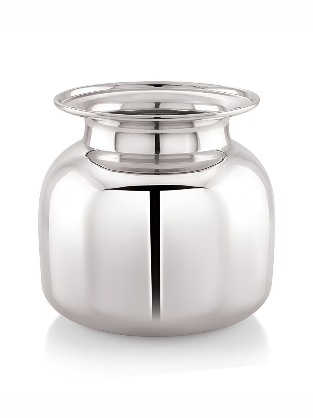

MUKTI Glossy Stainless Steel Neer Pooja Essentials Lota - 700ml, Silver