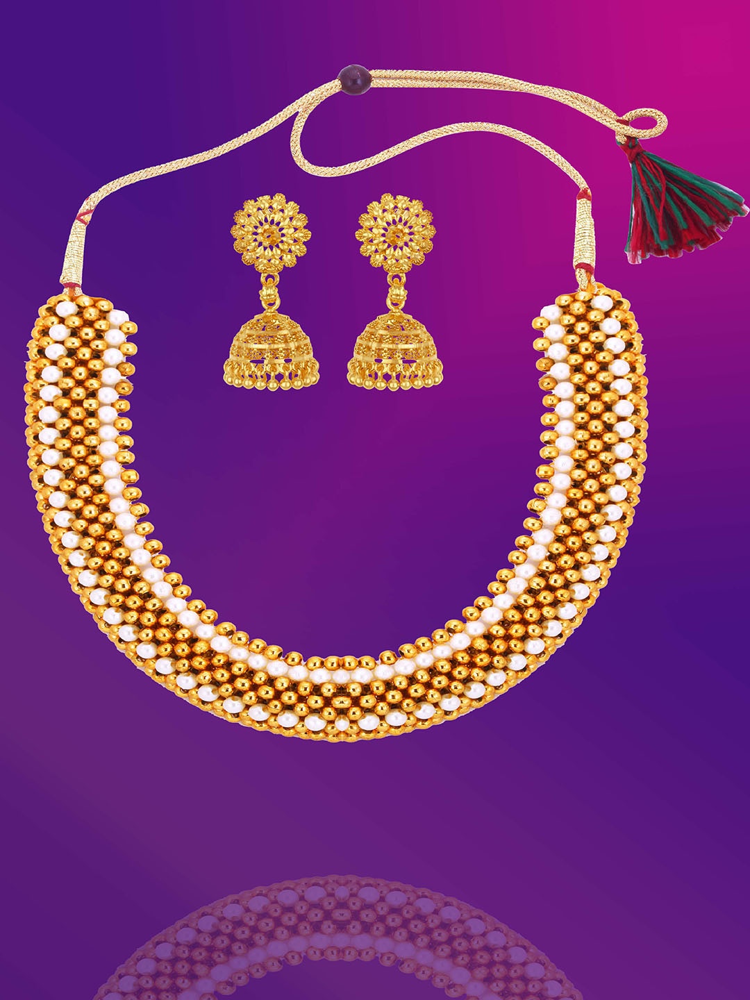 

Lila Gold-Plated Jewellery Set