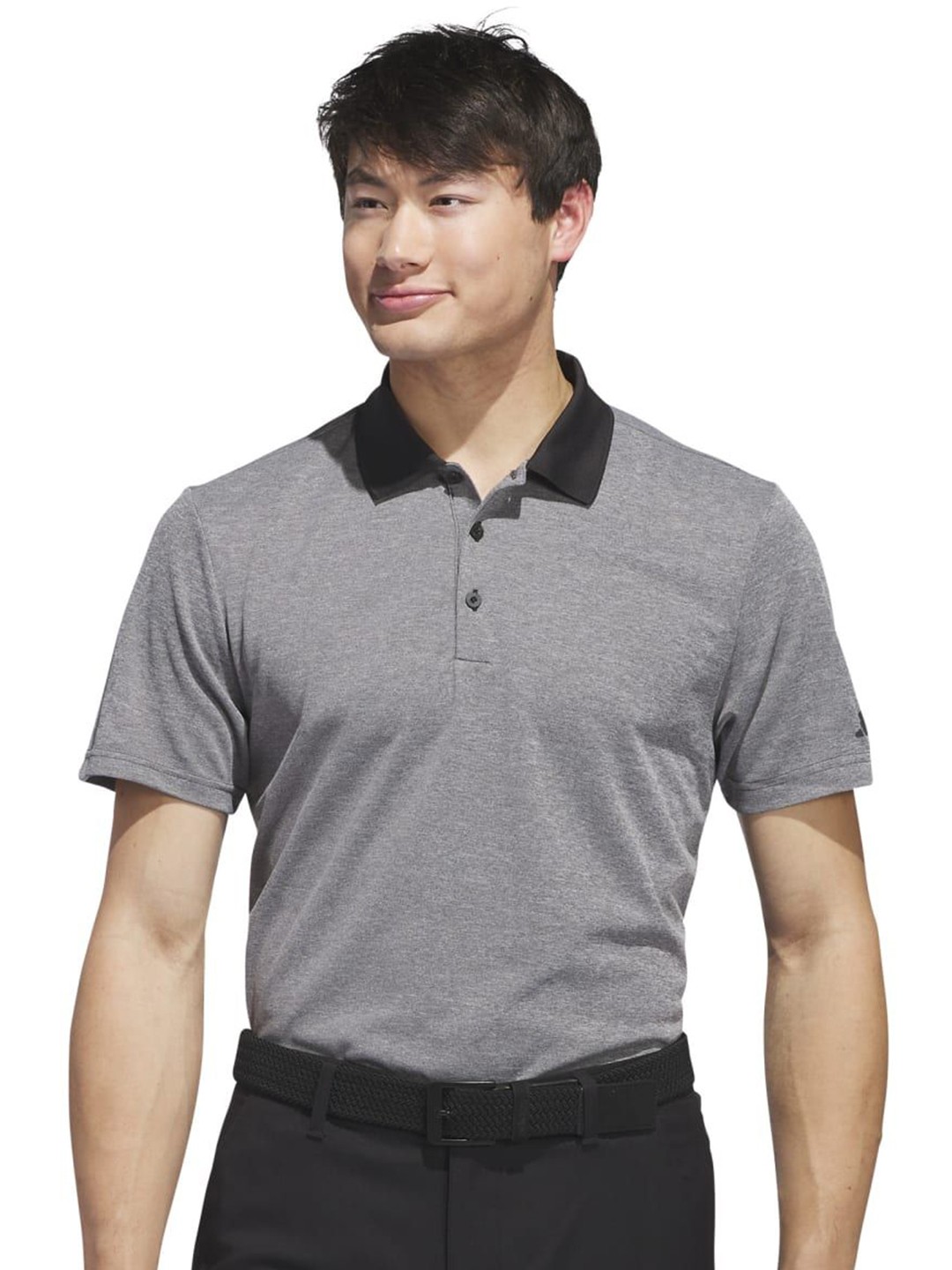 

ADIDAS Polo Collar T-shirt, Black