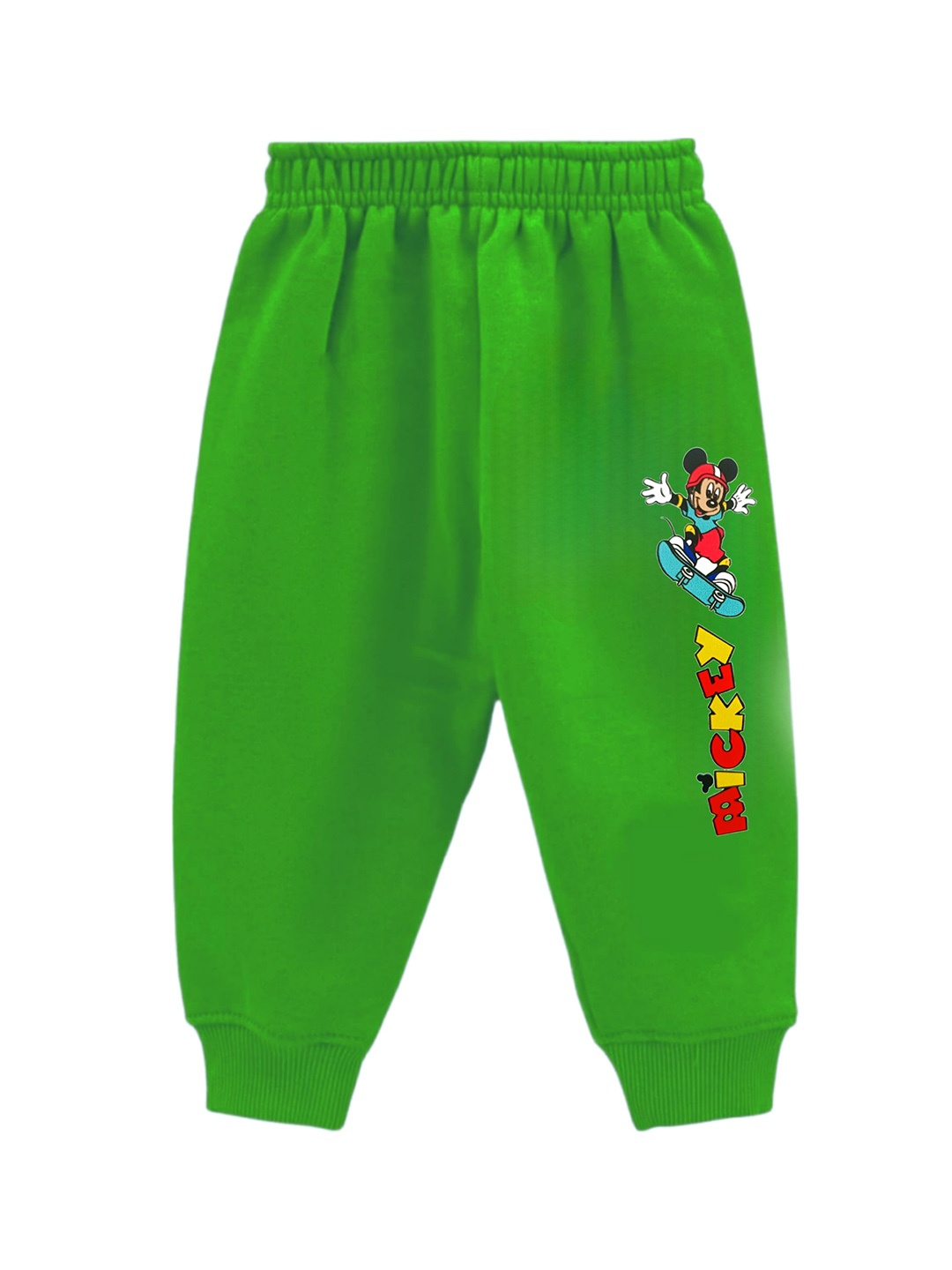 

BAESD Kids Printed Cotton Mid Rise Regular Fit Jogger Track Pants, Green