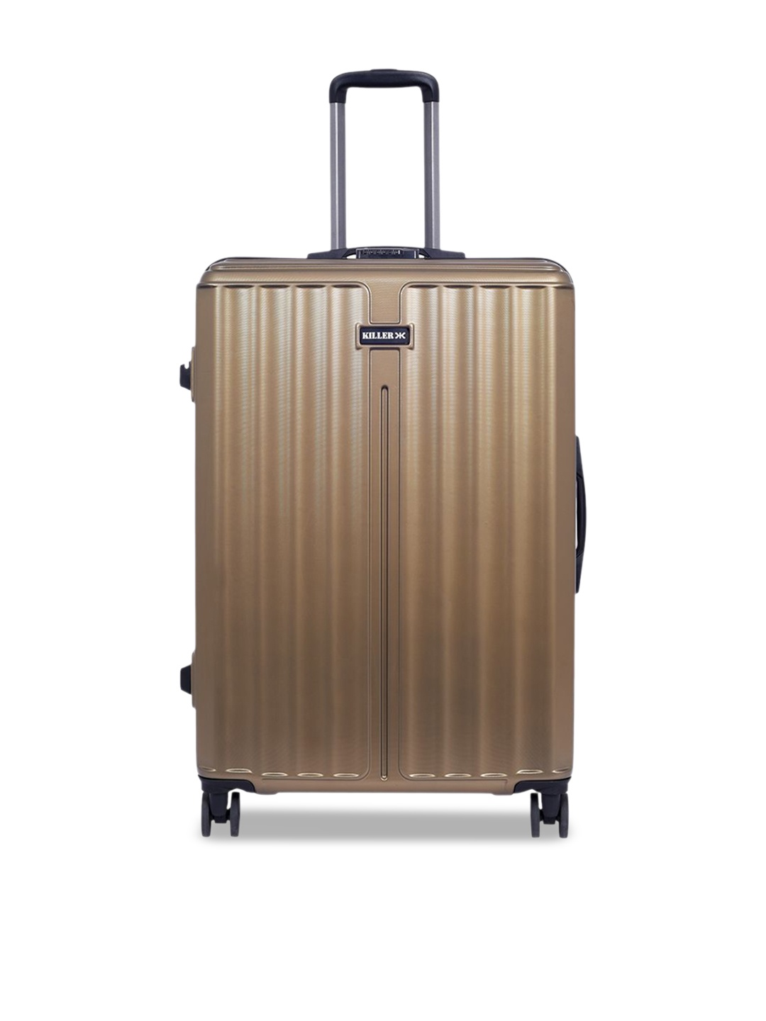 

Killer Unisex Hard-Sided Large Trolley Suitcase, Gold