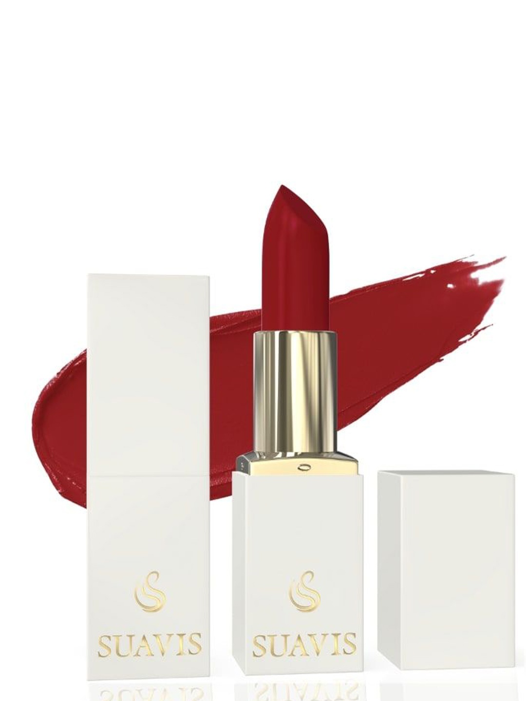 

SUAVIS Comfy Matte Cream Bullet Lipstick - 4 ml - Rose Splash 108, Red