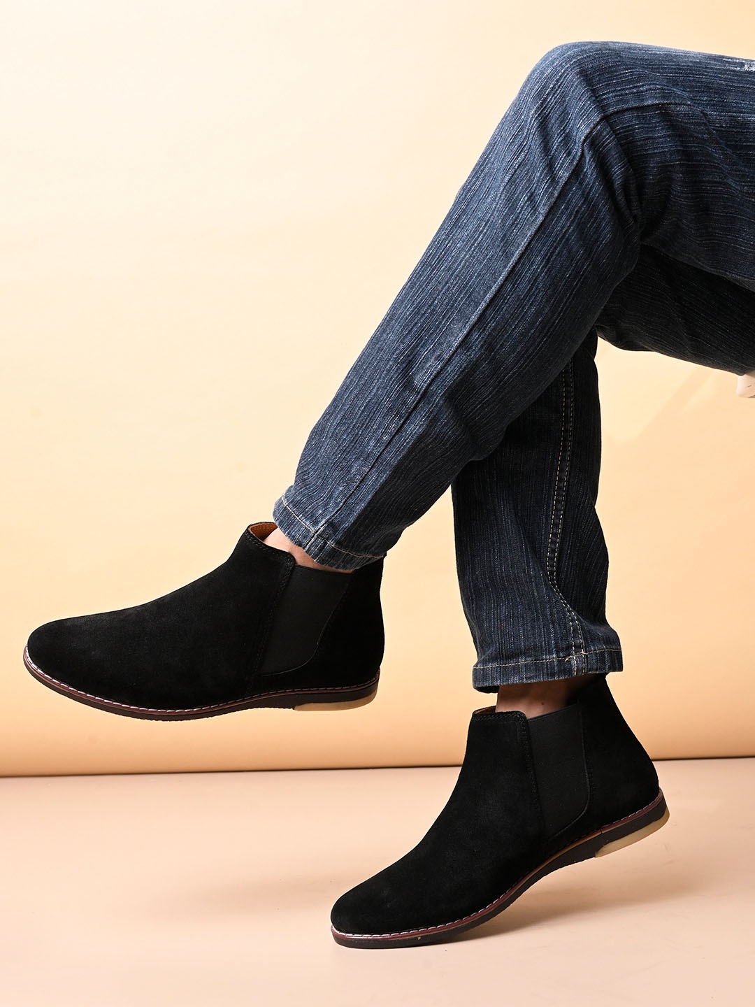 

HERE&NOW Men Chelsea Boots, Black