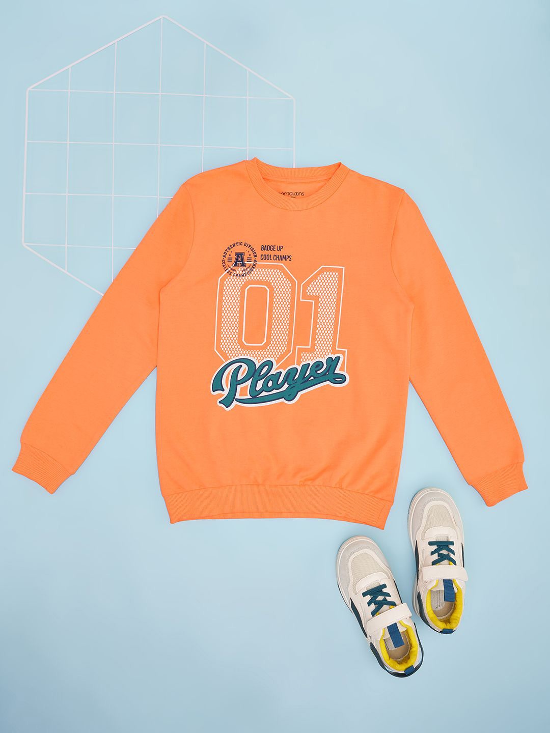 

Pantaloons Junior Boys Sweatshirt, Orange