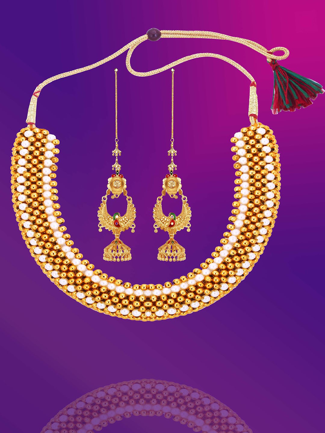 

Lila Gold-Plated Jewellery Set