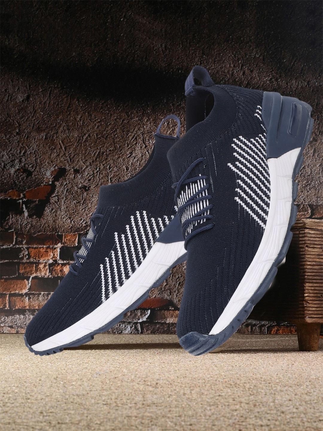 

Killer Men Woven Design Sneakers, Navy blue