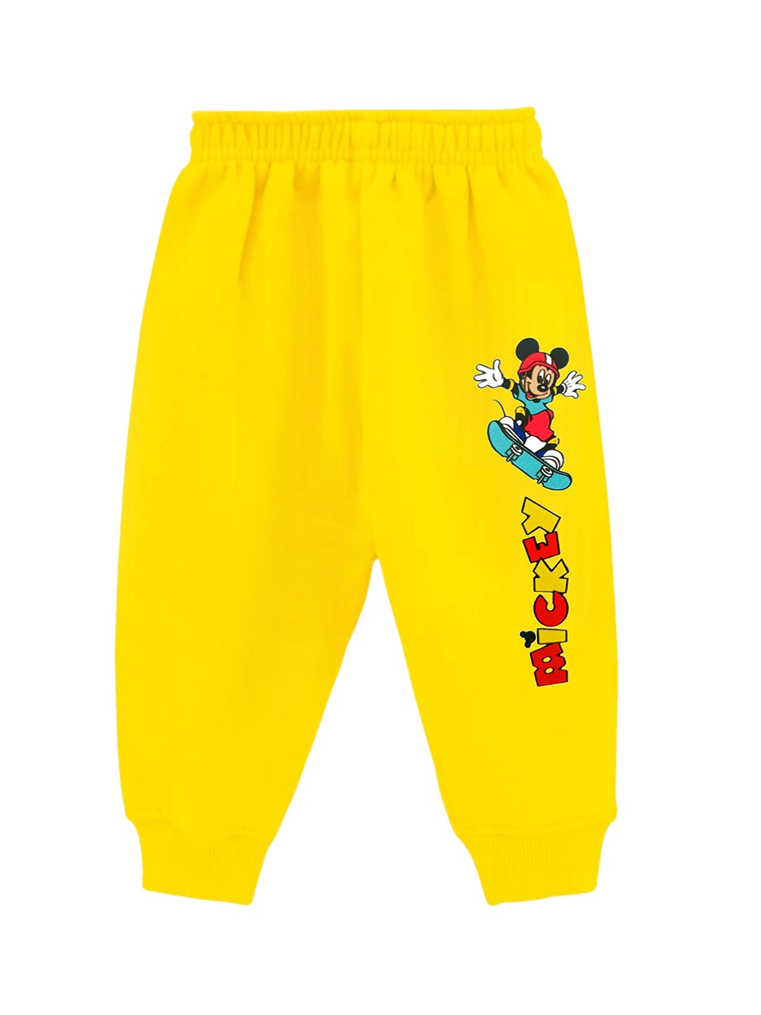 

BAESD Infants Printed Cotton Joggers, Yellow