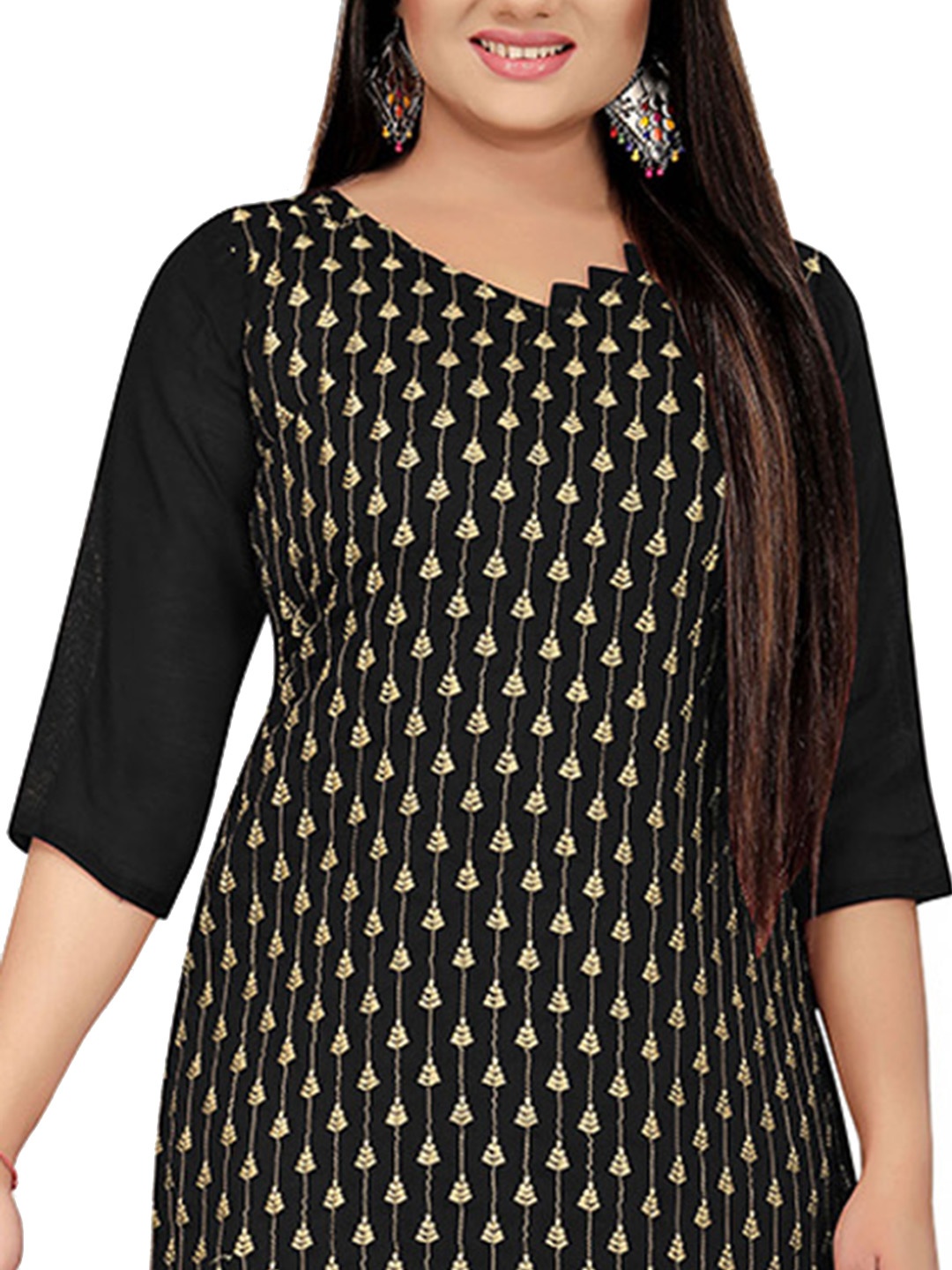 

Maroosh Ethnic Motifs Embroidered Unstitched Dress Material, Black