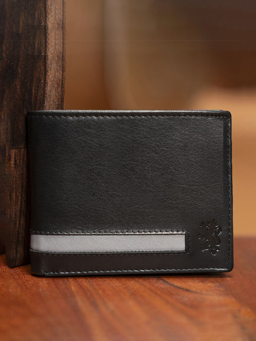 

Red Tape Men Leather Two Fold Wallet, Black