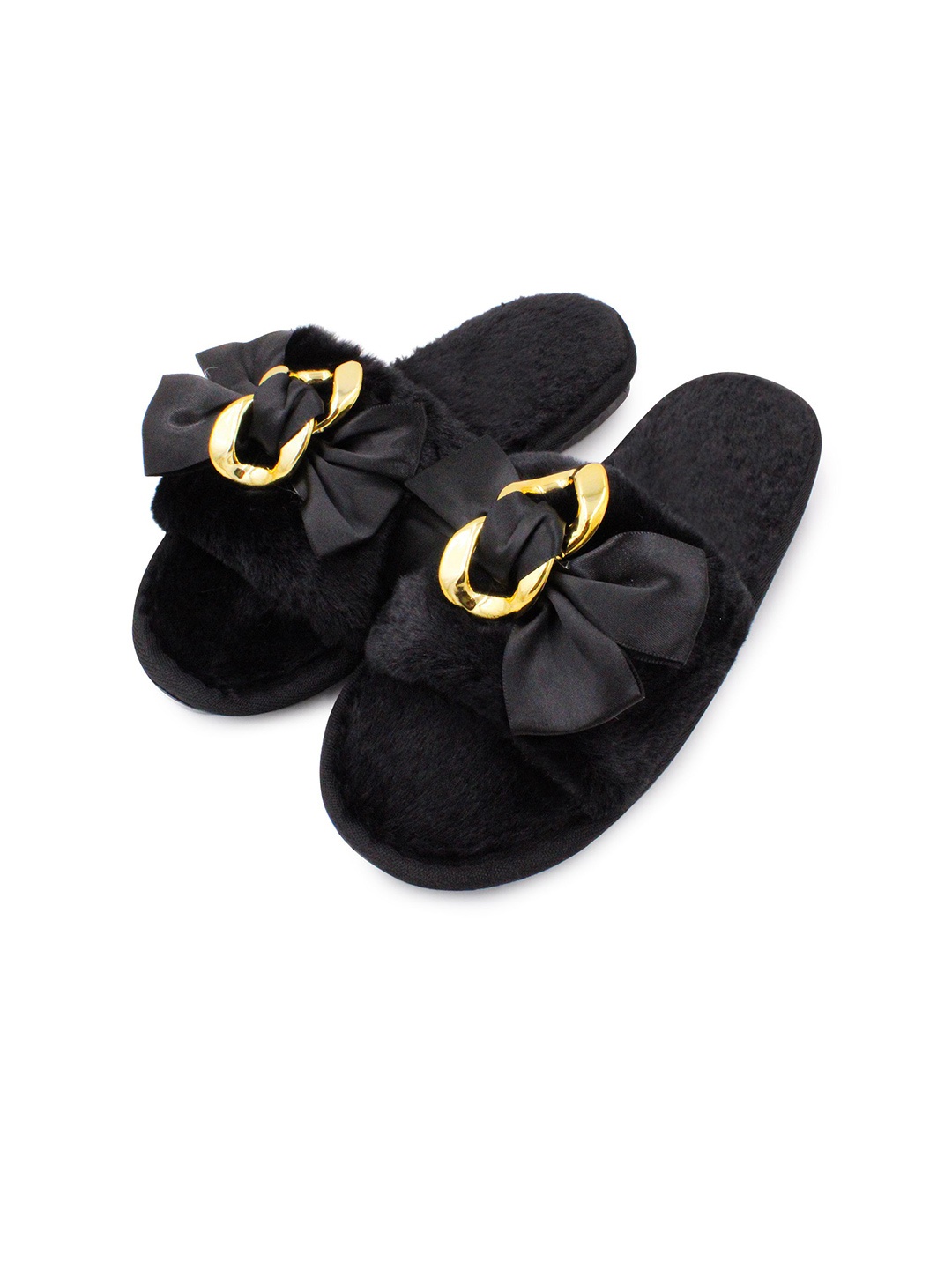 

JENNA Women Room Slippers, Black