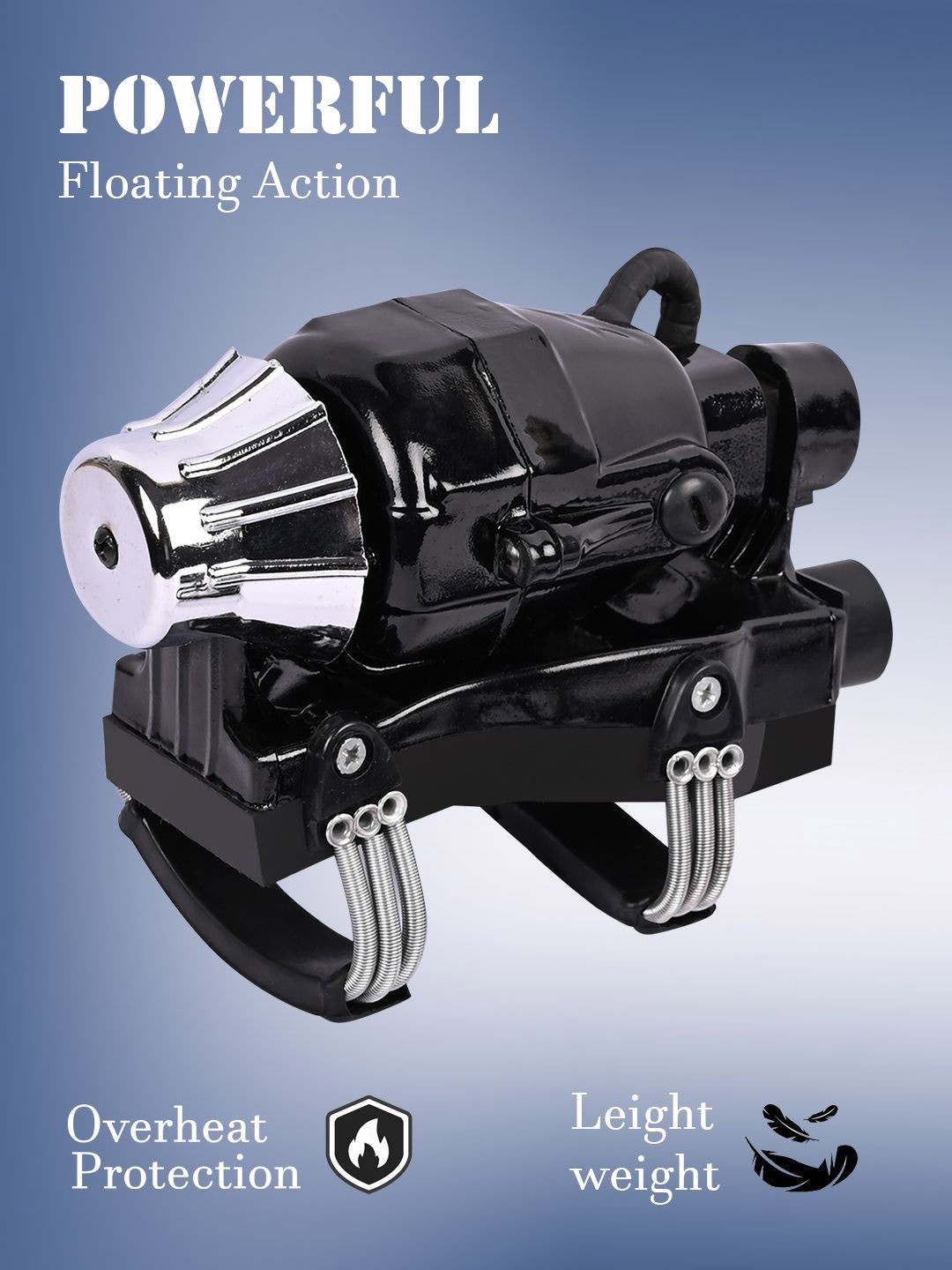 

LEADWORT Prime Corded Powerful Double Speed Built Floating Massager, Black