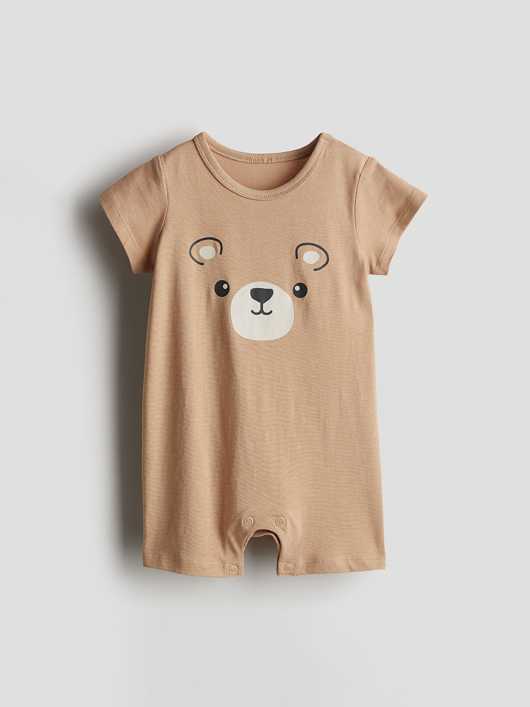

H&M Boys Cotton Sleepsuit, Beige