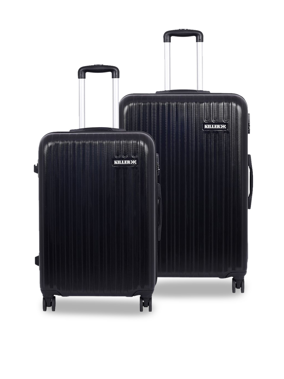 

Killer Set Of 2 Hard-Sided Trolley Bag, Black
