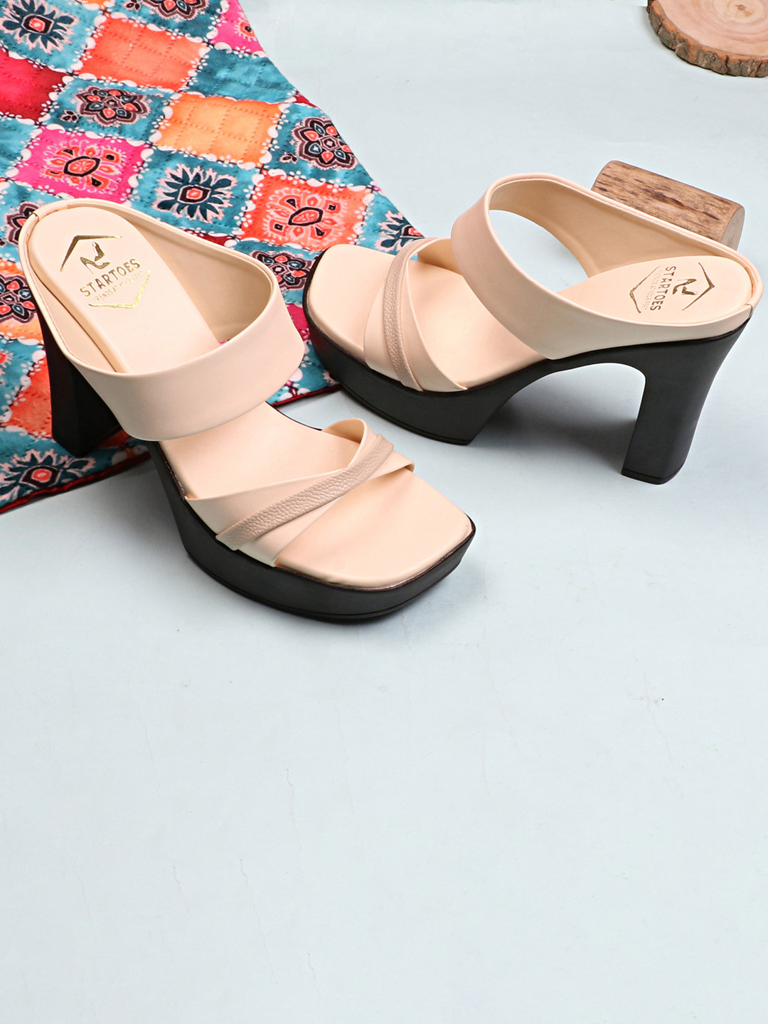

STARTOES Women Platform Sandals, Cream