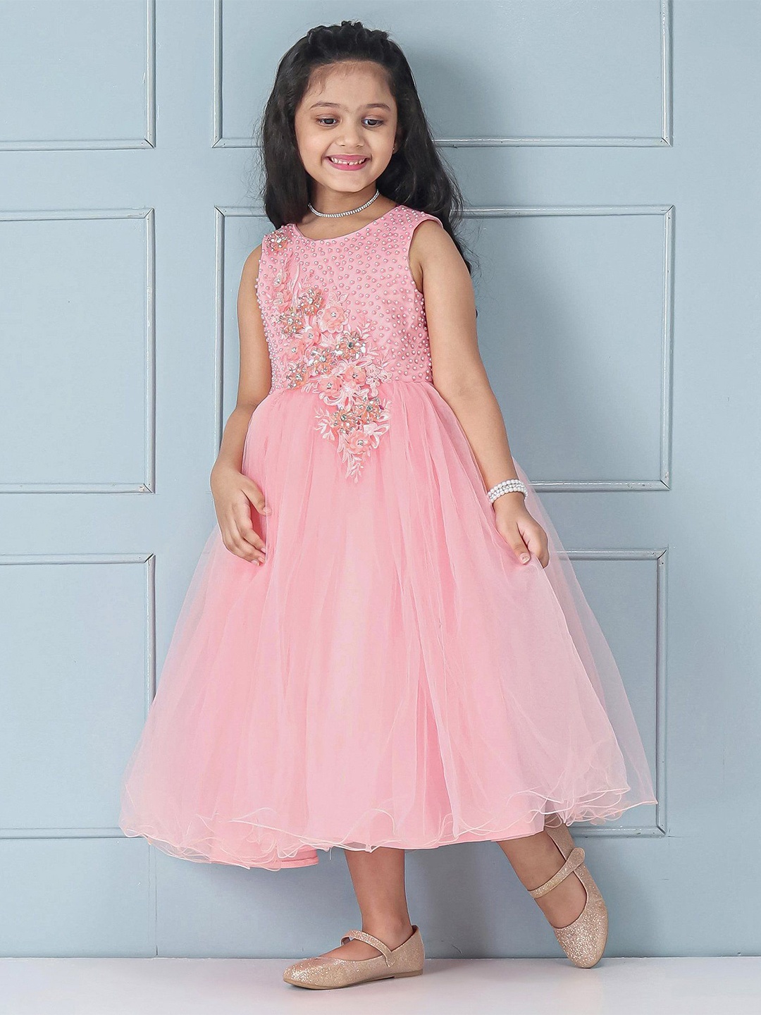 

Mark & Mia Girls Embellished Party Dress, Peach