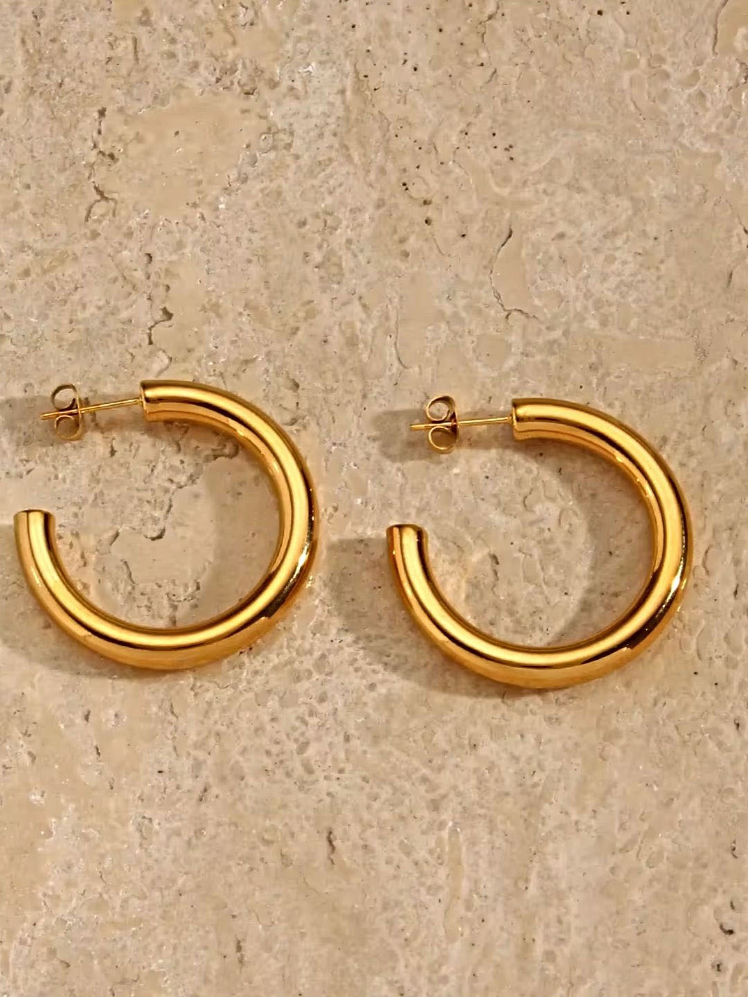 

Proplady Quirky Hoop Earrings, Gold