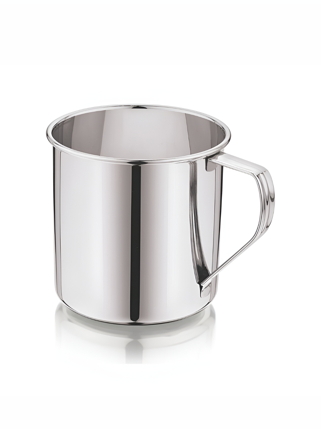 

MUKTI Stainless Steel Dishwasher Safe Glossy Mug-250 ml, Silver