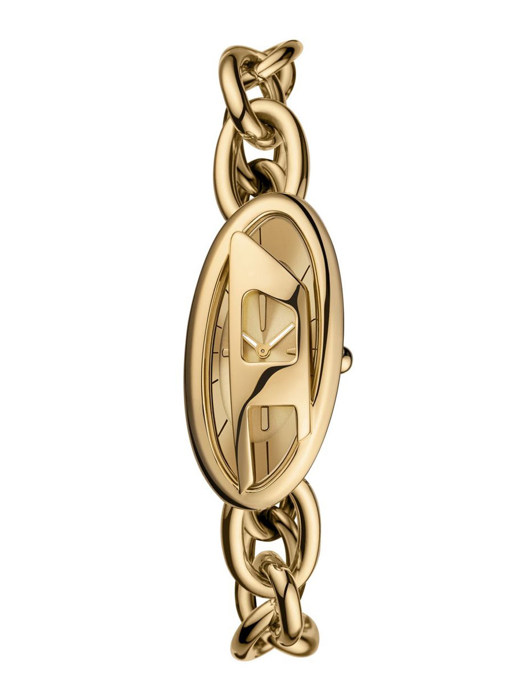 

DIESEL Women Printed Dial & Stainless Steel Straps Analogue Watch AK_DZ5611, Gold