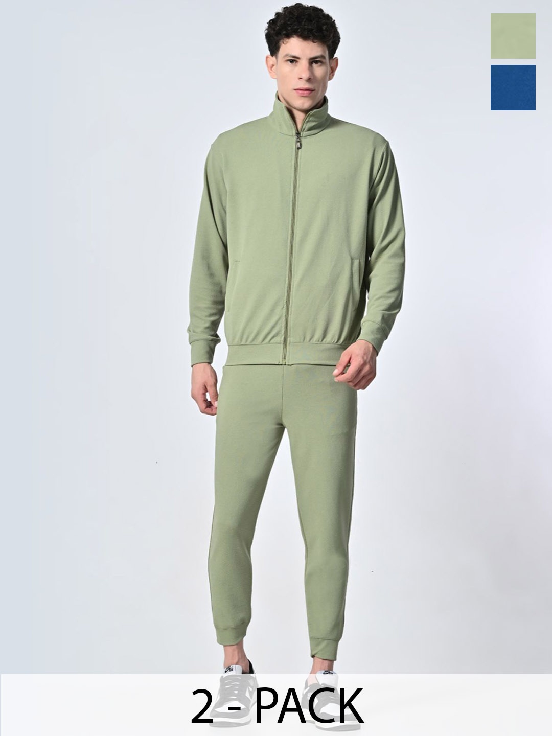 

BAESD men pack of 2 Tracksuit, Green