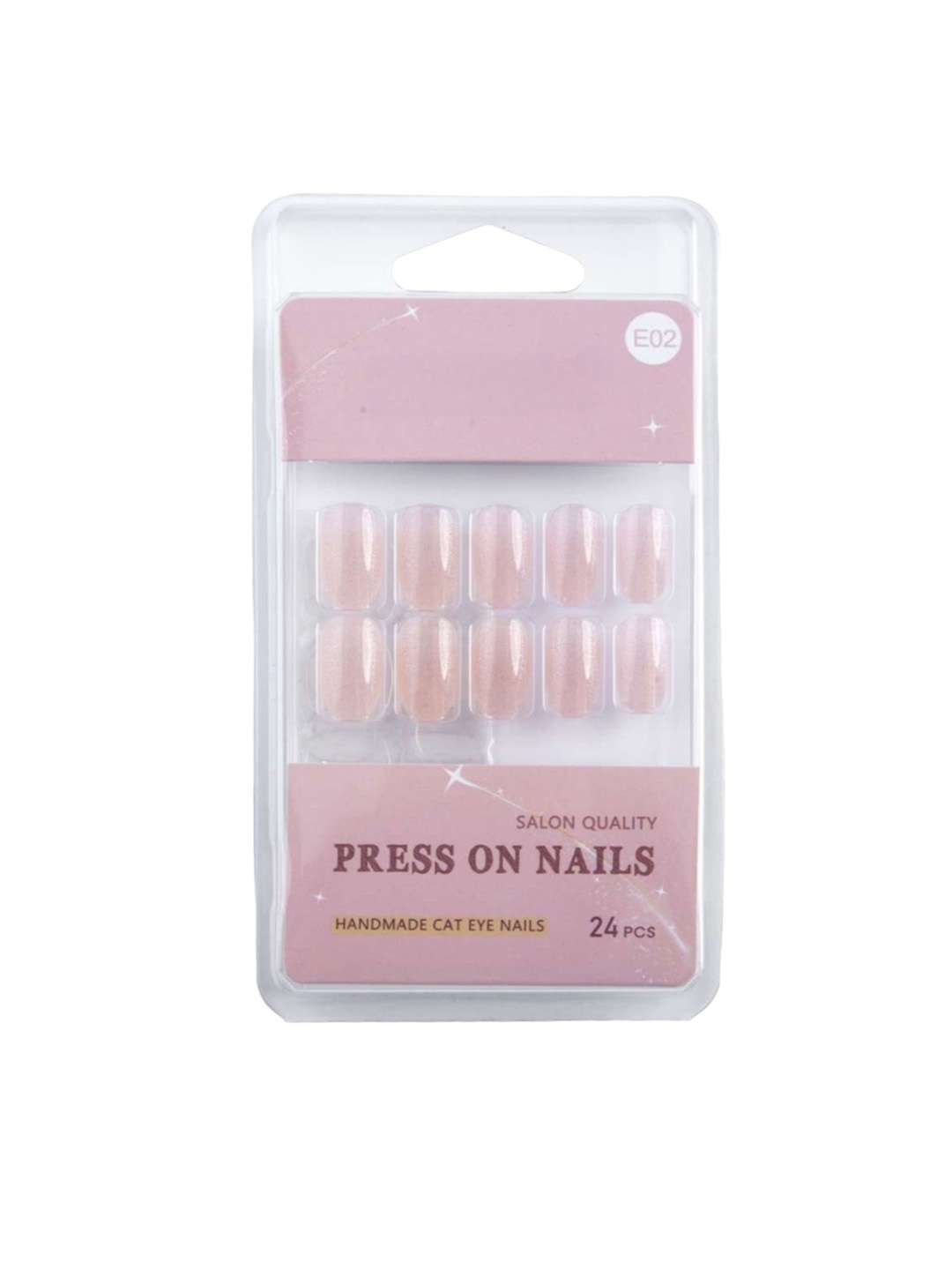 

RANORE Cat Eye 24-Pcs Press-On Nails - E02 Peach