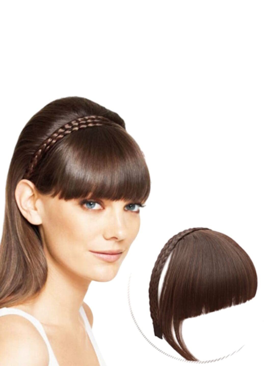 

D-Divine Clip-In Straight Scalp Topper Hair Extension - Dark Brown