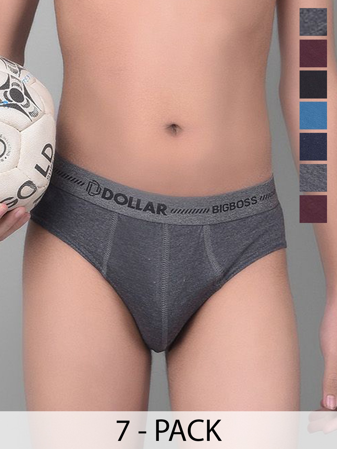 

Dollar Bigboss Boys Pack Of 7 Assorted Basic Briefs MBKBR-01-BBTOP-PO7-CO2