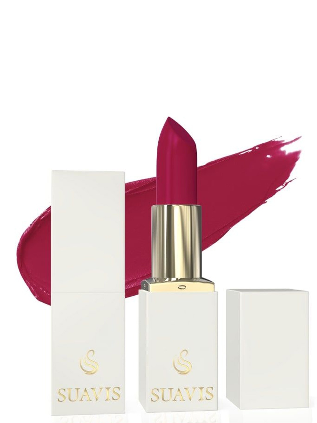 

SUAVIS Comfy Matte Cream Bullet Lipstick - 4 ml - Red Dahlia 107