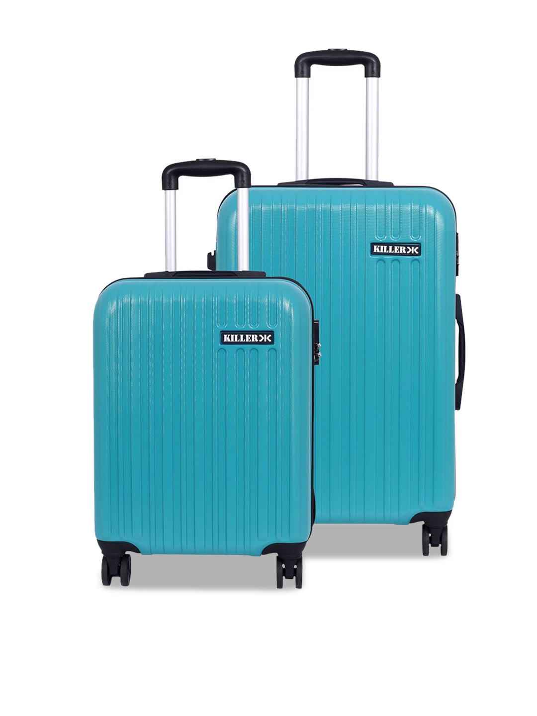 

Killer Set Of 2 Hard-Sided Trolley Bag, Sea green