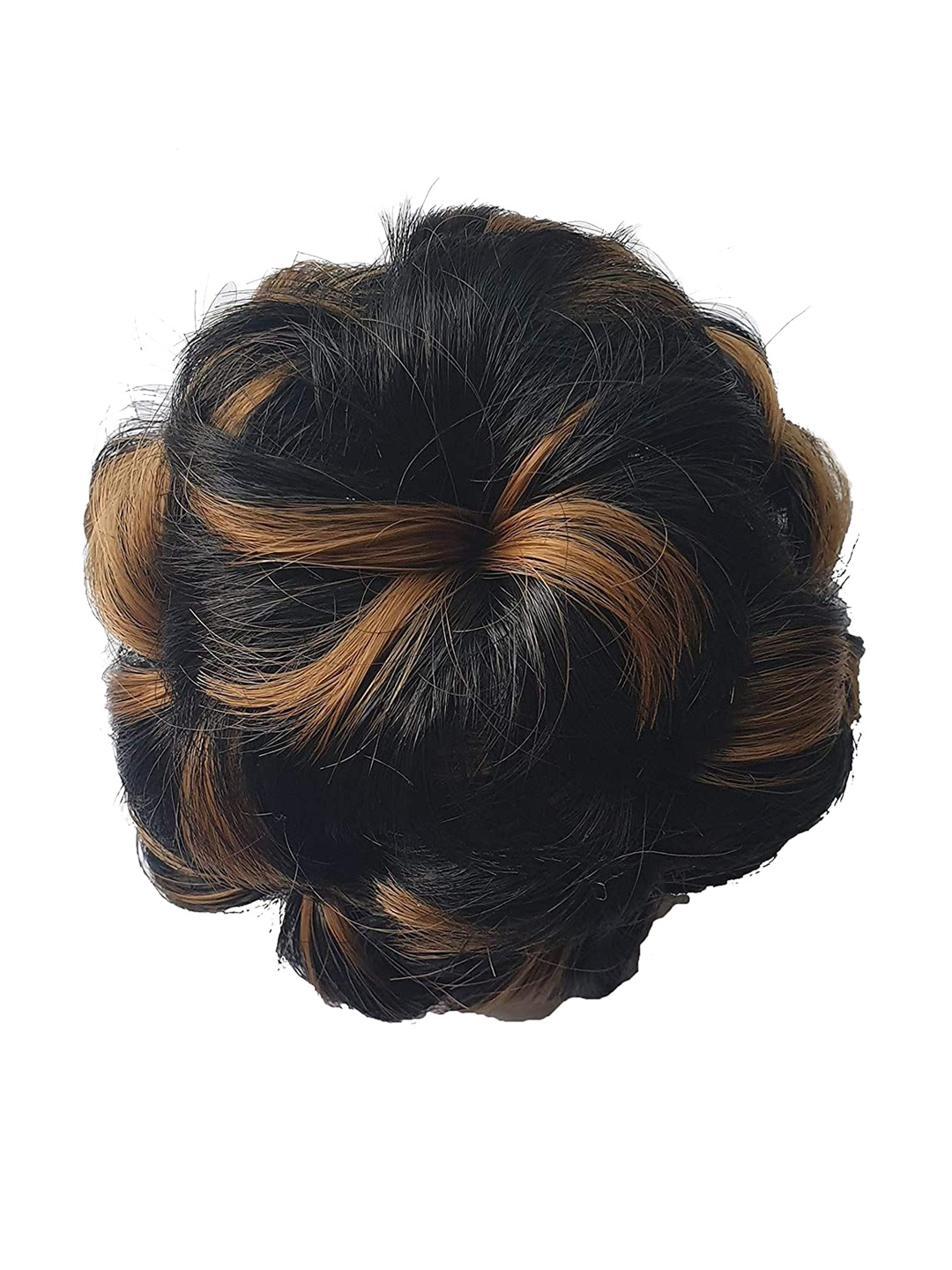 

D-Divine Clip-In Bun Hair Extension - Brown With Golden, Gold