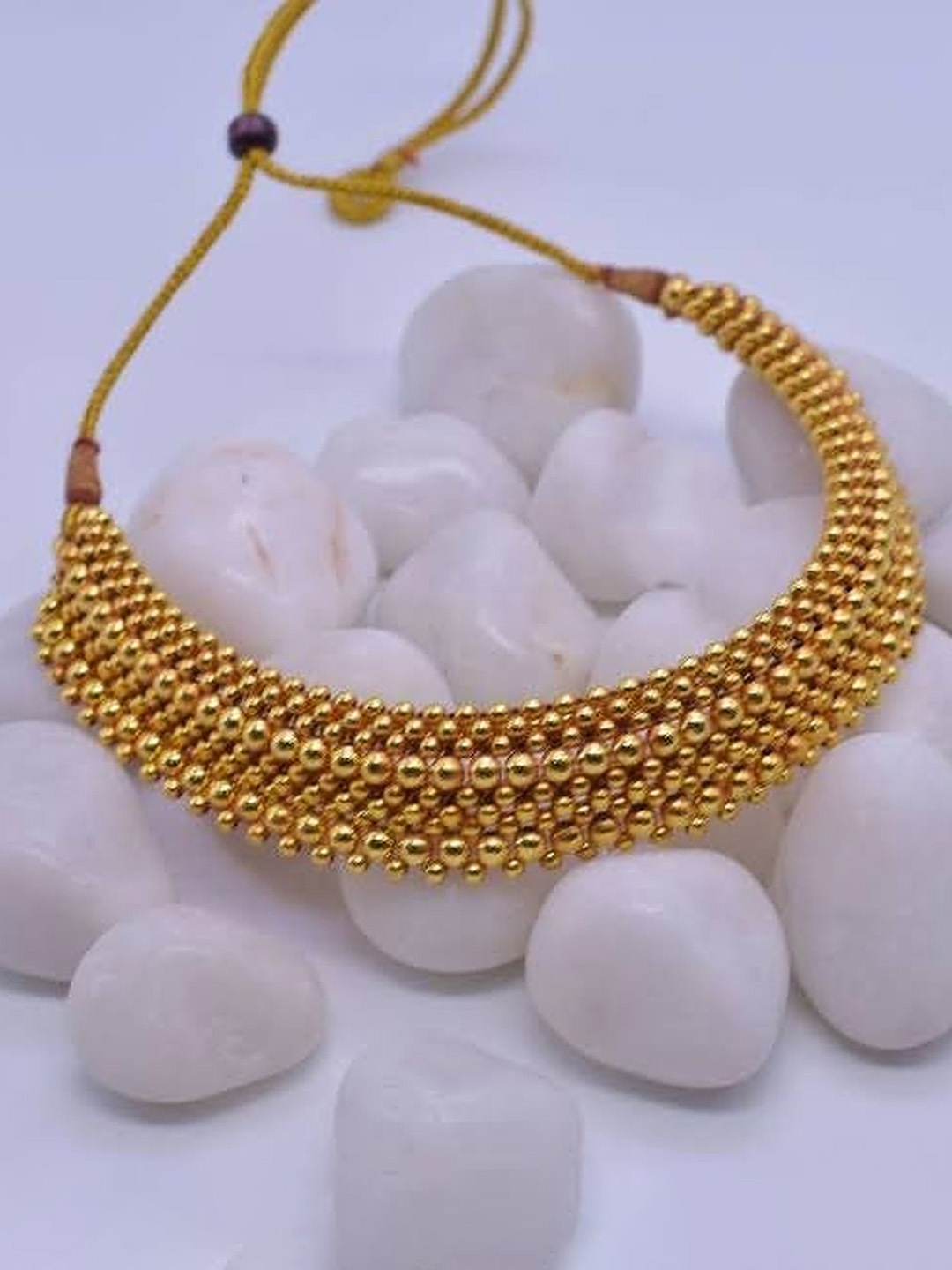 

Lila Gold-Plated Stone-Studded Jewellery Set