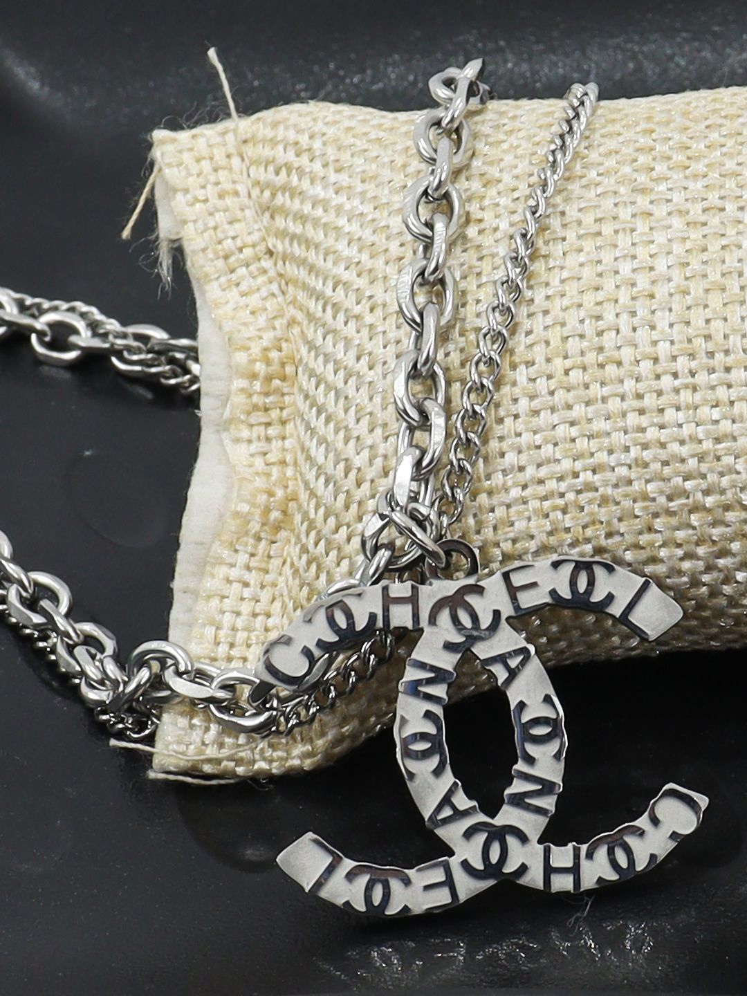 

KRENOZ Silver-Plated Layered Chain